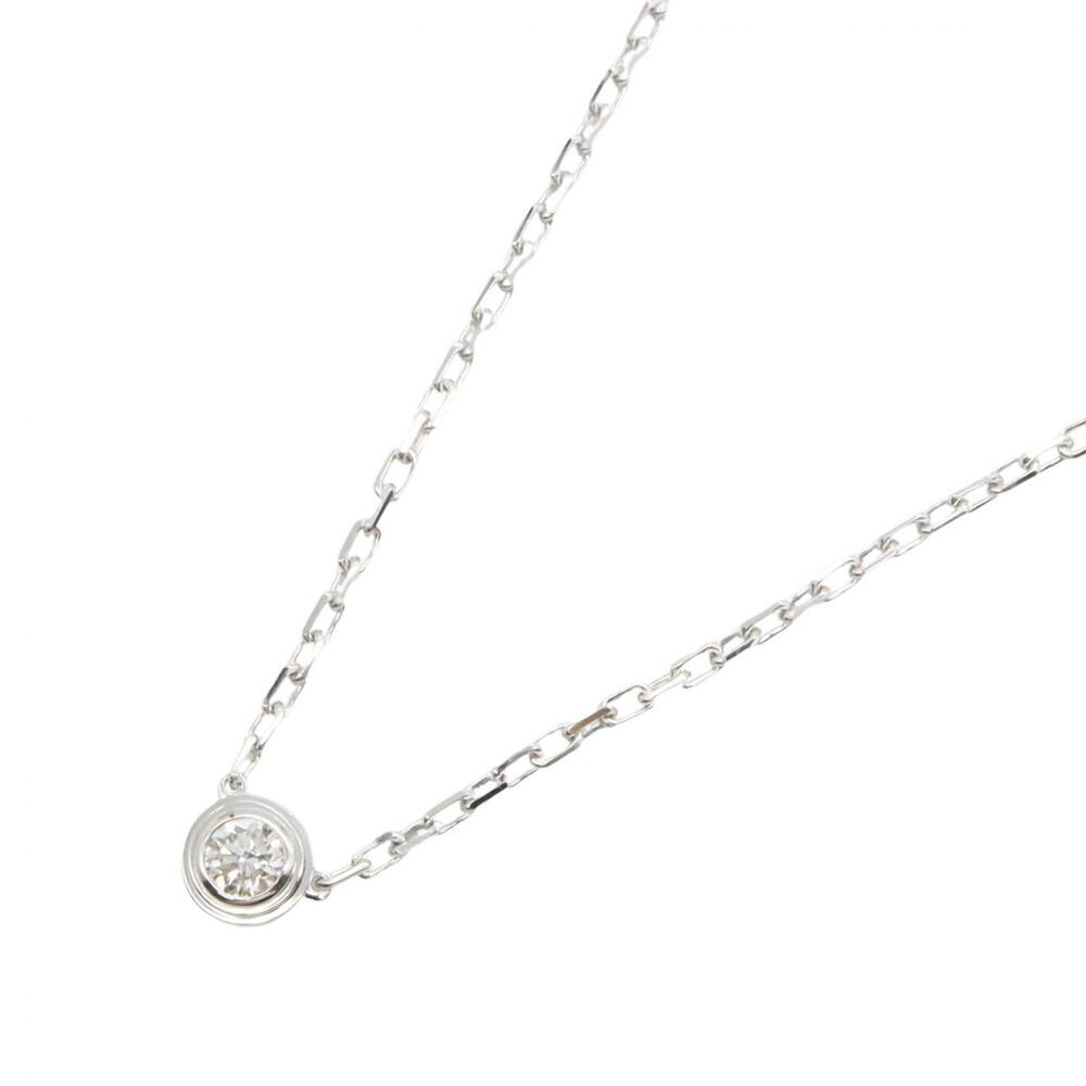 CARTIER 18k Silver Diamond Necklace
